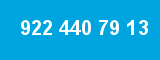 922 440 79 13